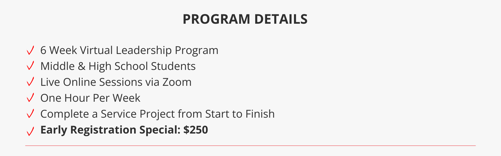 PROGRAM DETAILS (14)